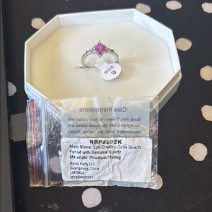 Pink Quartz Ring BP 8202k